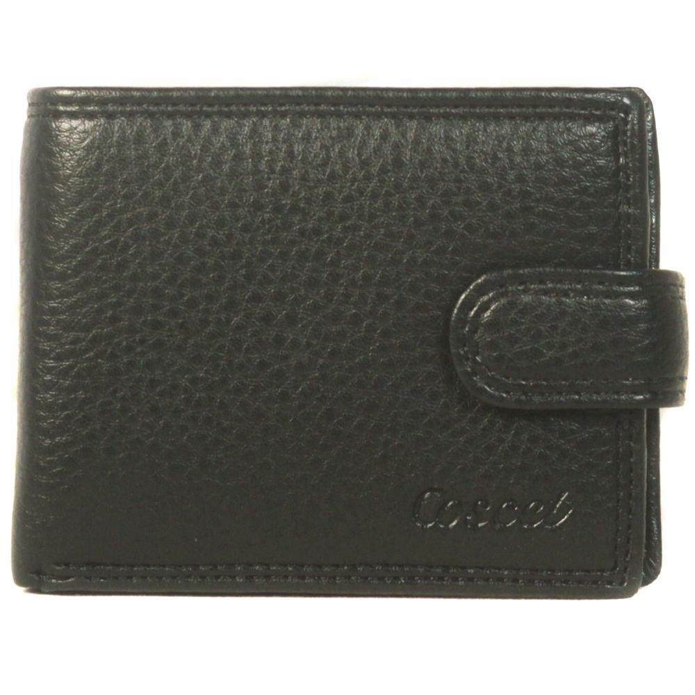 Маленькое компактное миниатюрное мужское чёрное портмоне 11х8 см из искусственной кожи заводского качества B405-04A в подарочной коробке