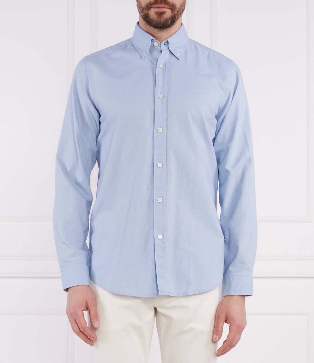 Рубашка Rickert BOSS ORANGE - голубой(50489341)