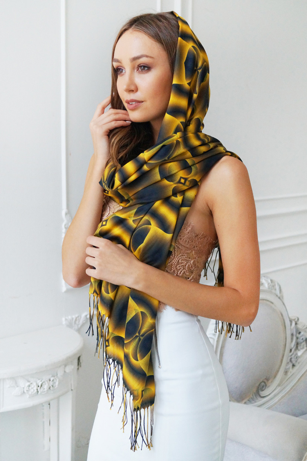 LIGVIANNI Палантин Kerchief Sun