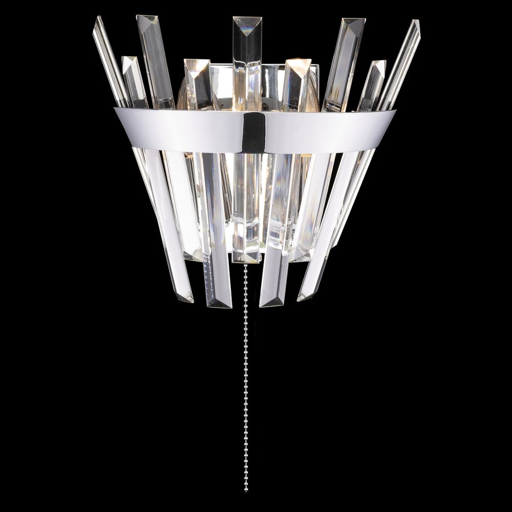 Citilux Вестерос CL307310 Бра хрустальное с выключателем Хром