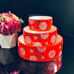 Lenardi 142-079 Набор из 3 салатников 21см,15,5см,10,5 см в под.уп.(х8)Фарфор