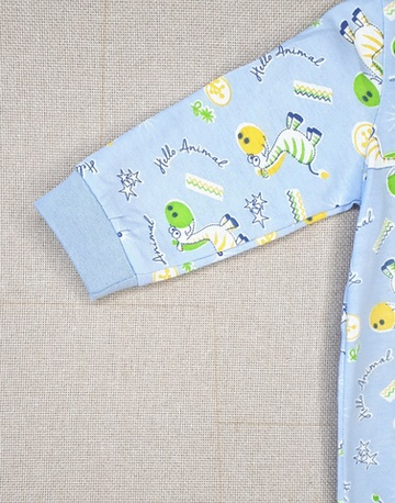 Боди Зебра 3 (голубой)