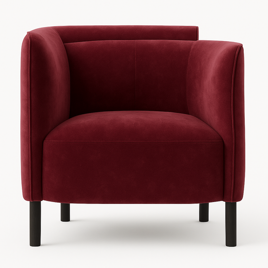 Дизайнерское кресло PETAL burgundy