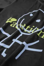 Футболка FOS Vacation pigment dyed Серая