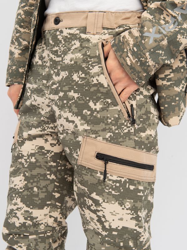 Костюм летний Матрица ткань Смесовая Рип-Стоп цвет 128/2 (светлый пиксель)