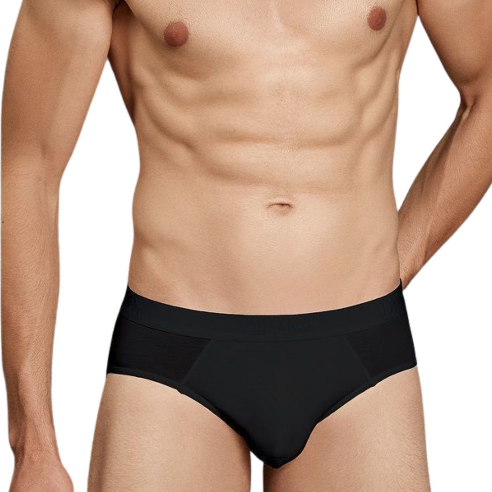 Классические мужские трусы-слипы +size из хлопкового волокна Doreanse Cotton Premium (Размер: XXXL) (Цвет: черный)