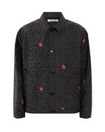 UNDERCOVER КУРТКА СЕРАЯ С ПРИНТОМ