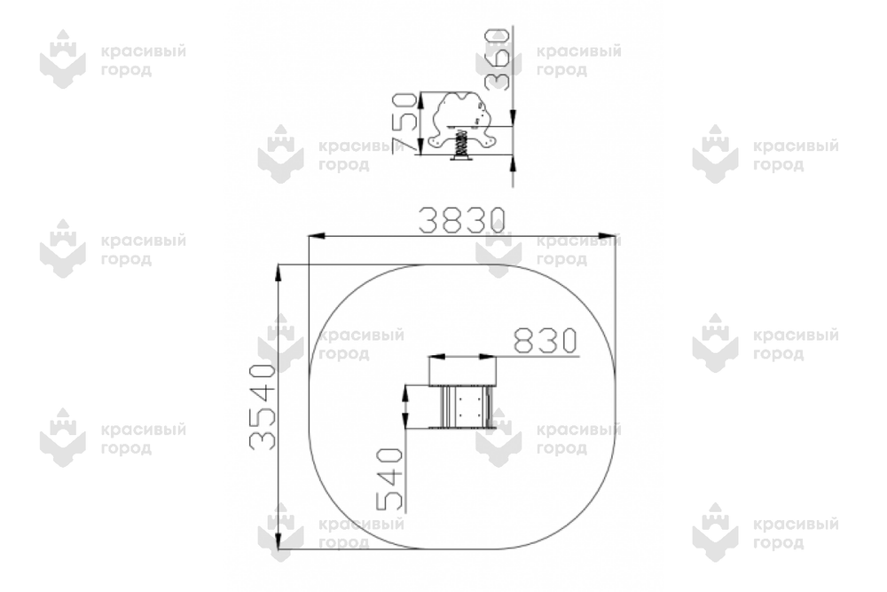 Качалка Лягушонок