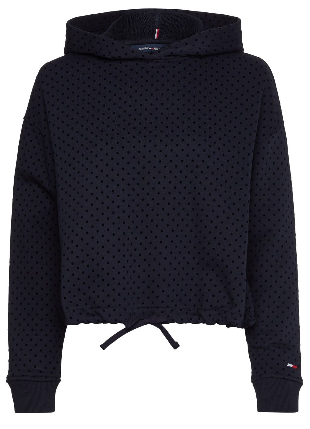 Женская Кофта теннисная Tommy Hilfiger Relaxed Polka Dot Hoodie - небесный