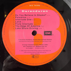 Винтажная виниловая пластинка LP Duran Duran Big Thing (Germany 1988)