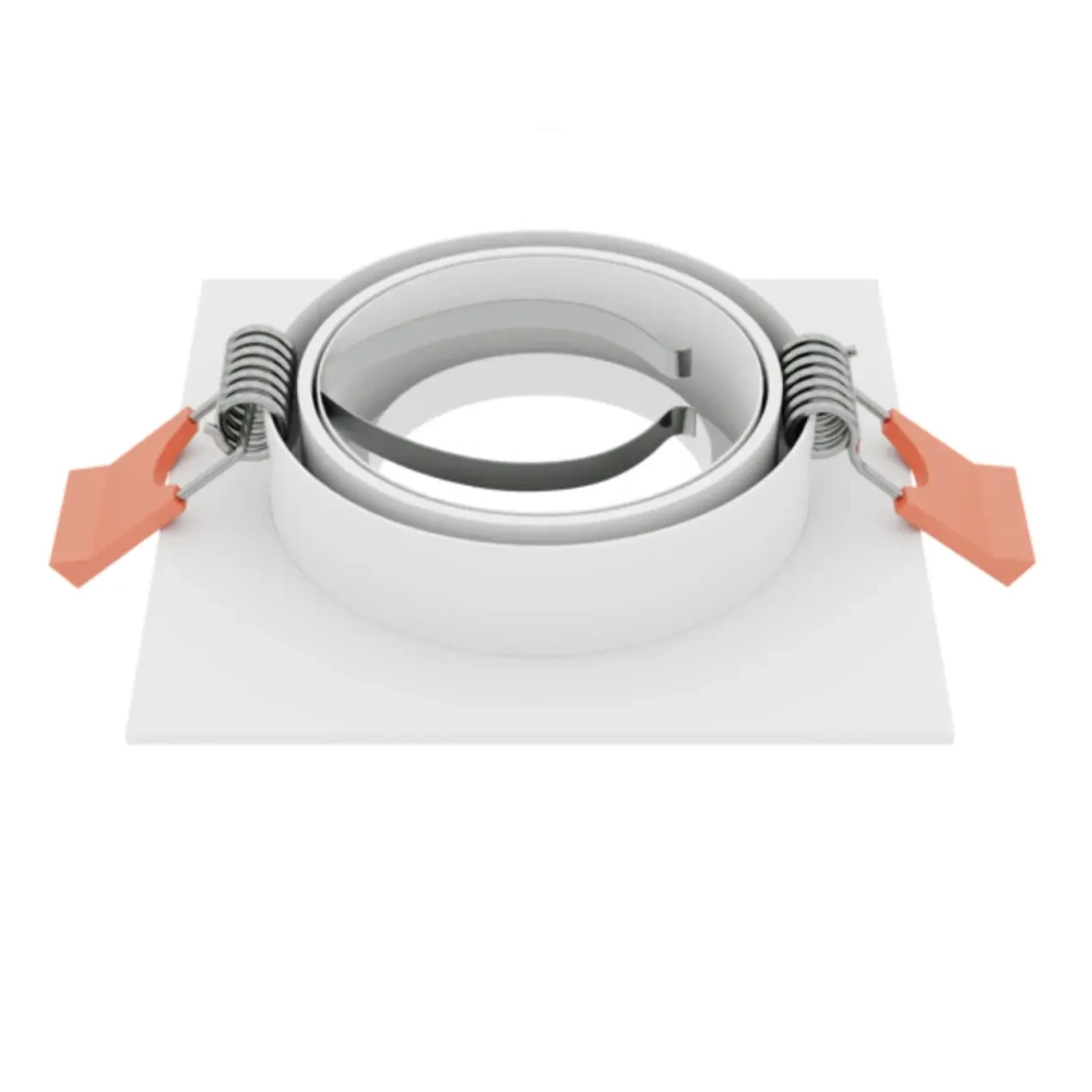 Светильник встраиваемый Vaes MARS Q1, белый, поворотный, цоколь GU10