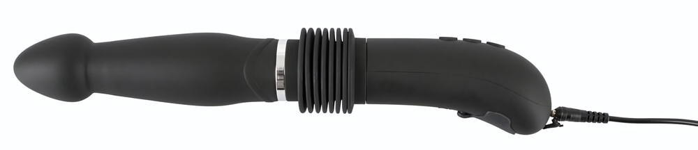 Черная секс-машина с поступательными движениями Fucking Machine (Цвет: черный)