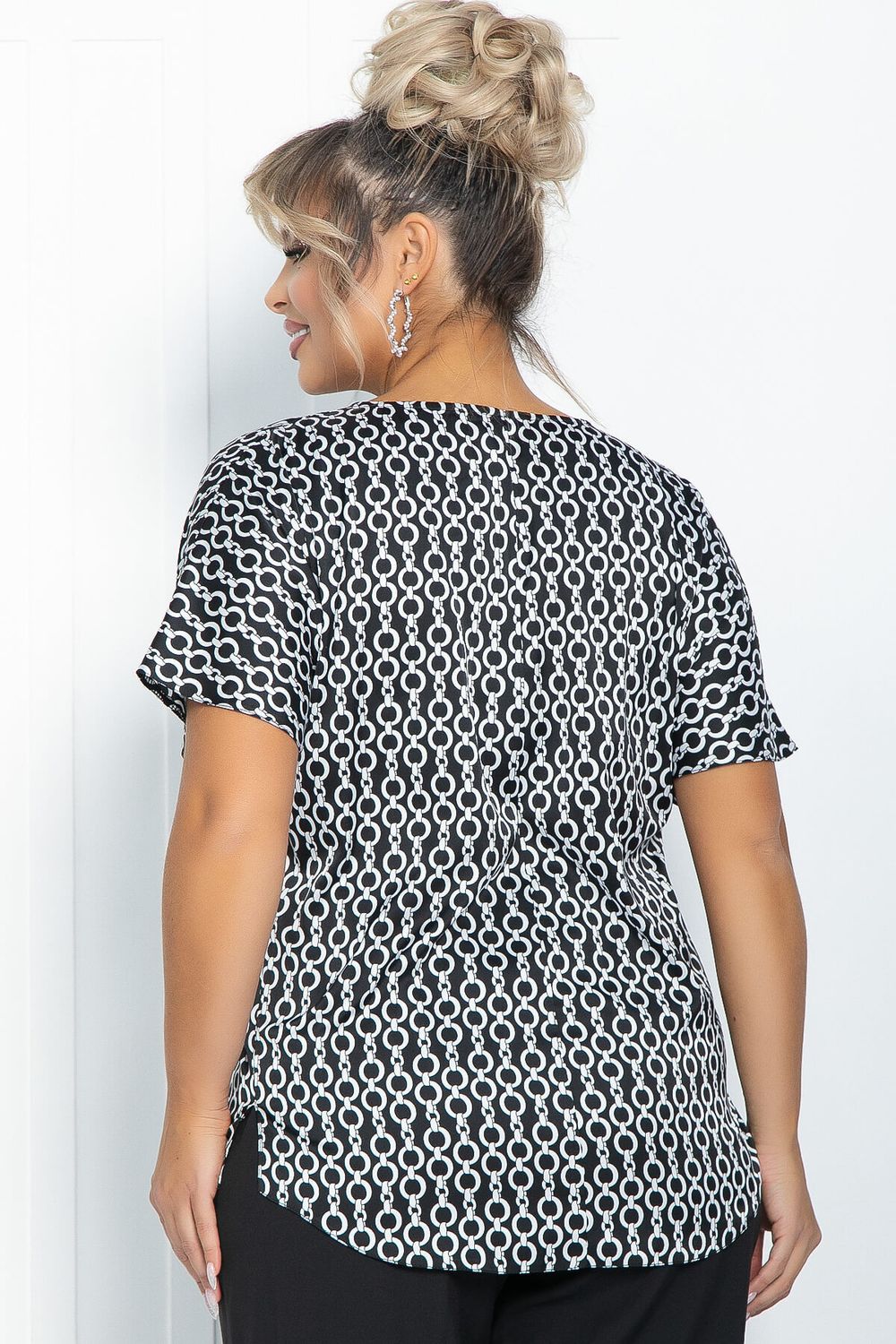 Блуза Морган (черная) Б11748 LT Collection