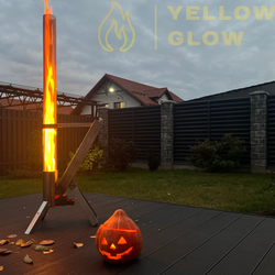Уличный пеллетный камин-обогреватель Yellow Glow Fuego