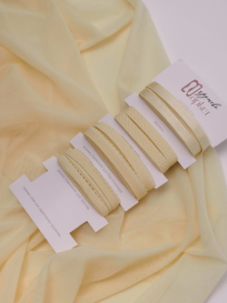 Сетка эластичная цвет сливочное масло метражом (Турция)