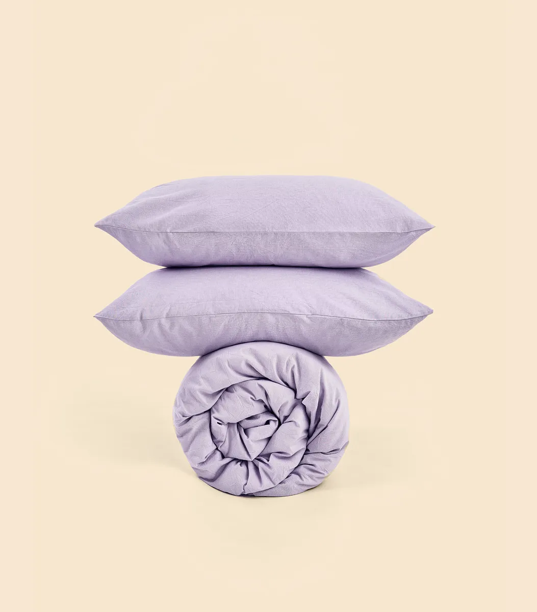 Наволочки (2 шт) - Melange Violet - 70x70