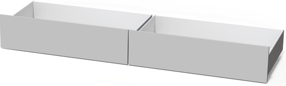 Комплект 2-х выкатных ящиков ВАРМА СЭНГБОКС, 100*61*26.5 см, белый