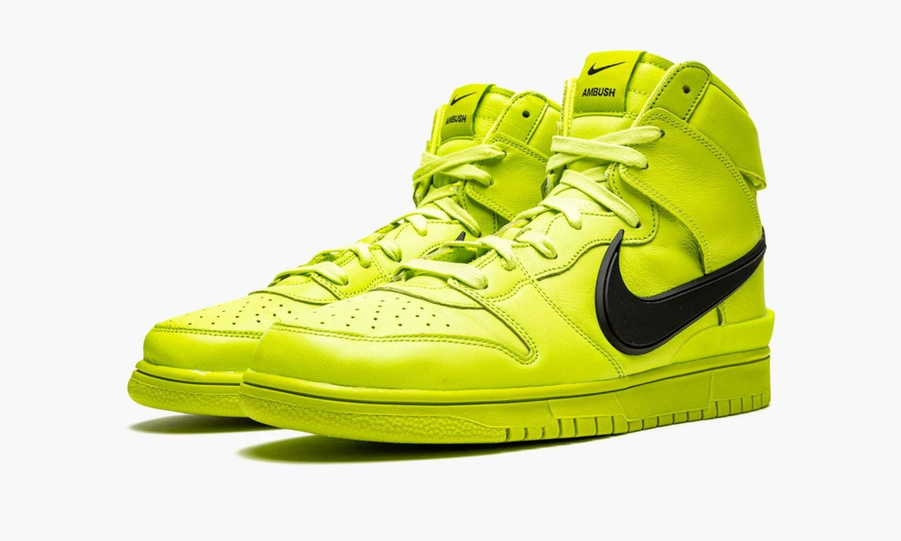 Nike Dunk High AMBUSH "Flash Lime"