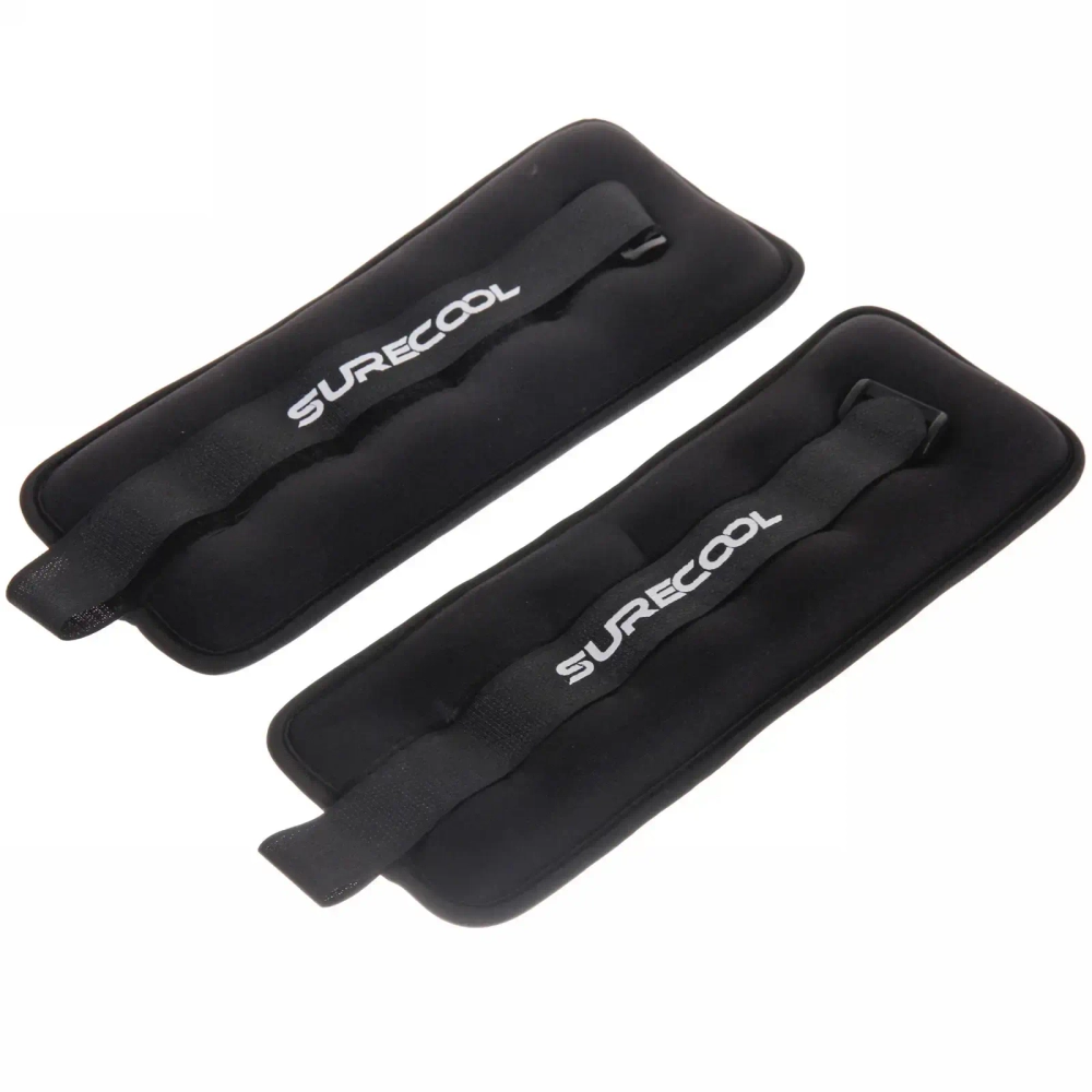 Утяжелитель для рук и ног HW-095, 2*1 кг, черный