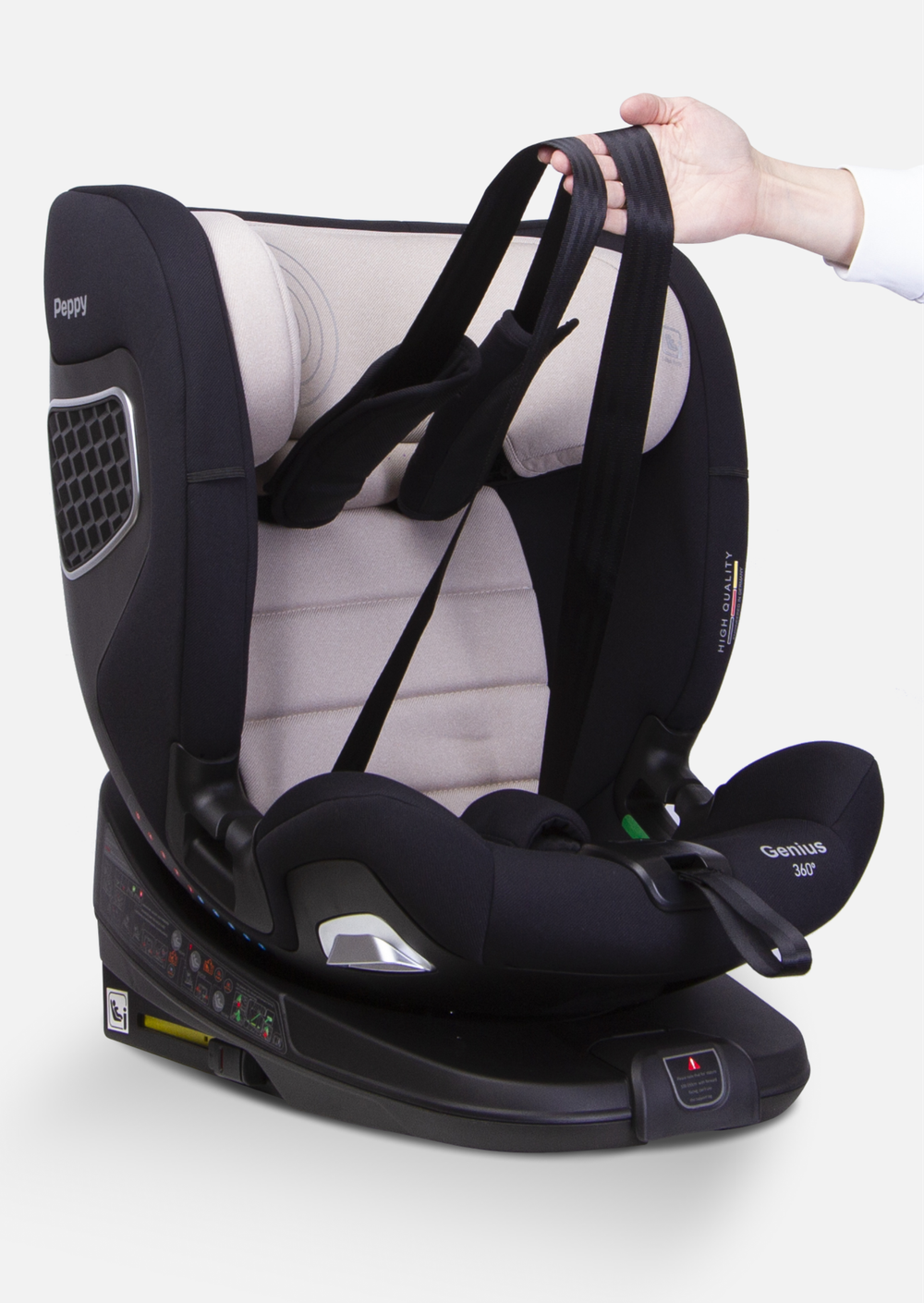 Peppy Автокресло Genius 0-36 I-Size 40-150 см (Rock)