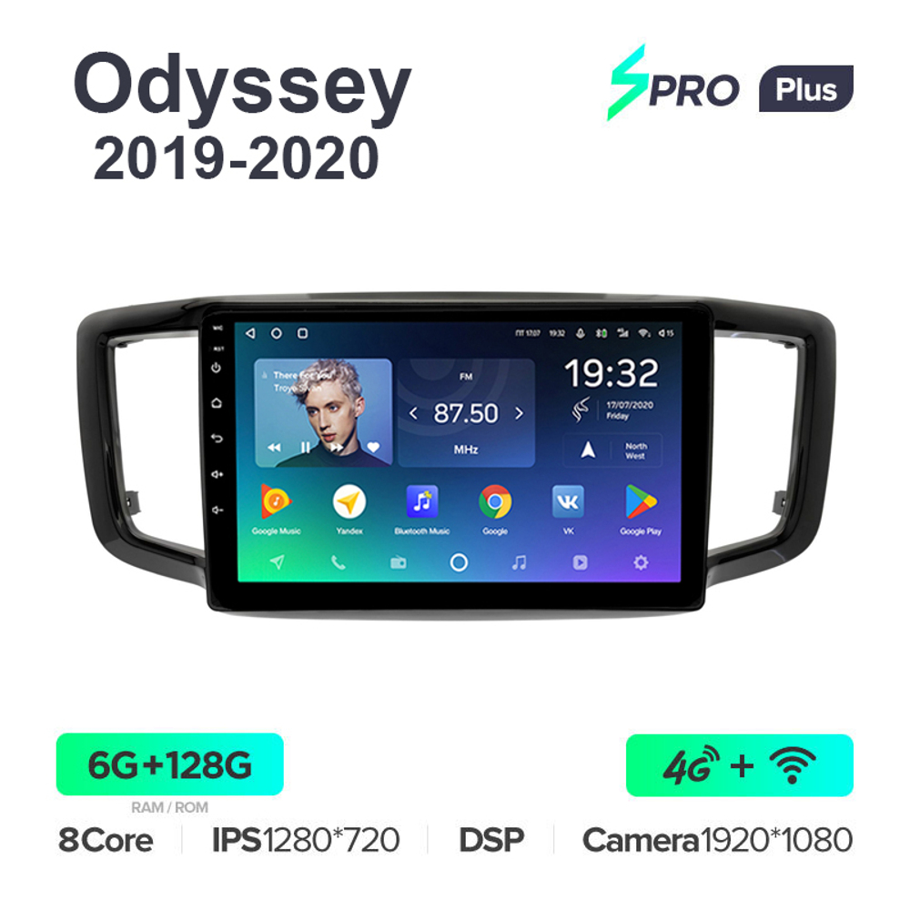 Teyes SPRO Plus 10,2"для Honda Odyssey 2019-2020