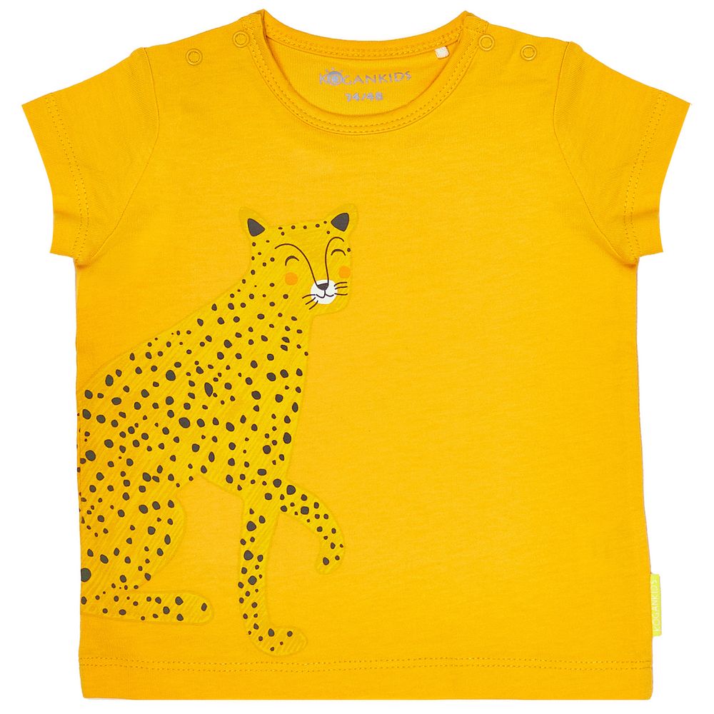 Желтая футболка для мальчика KOGANKIDS