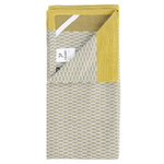 Набор из двух кухонных жаккардовых полотенец  оливкового цвета из коллекции essential, 50х70 см