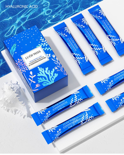 Ночная маска для лица с гиалуроновой кислотой и полипептидами, 4мл