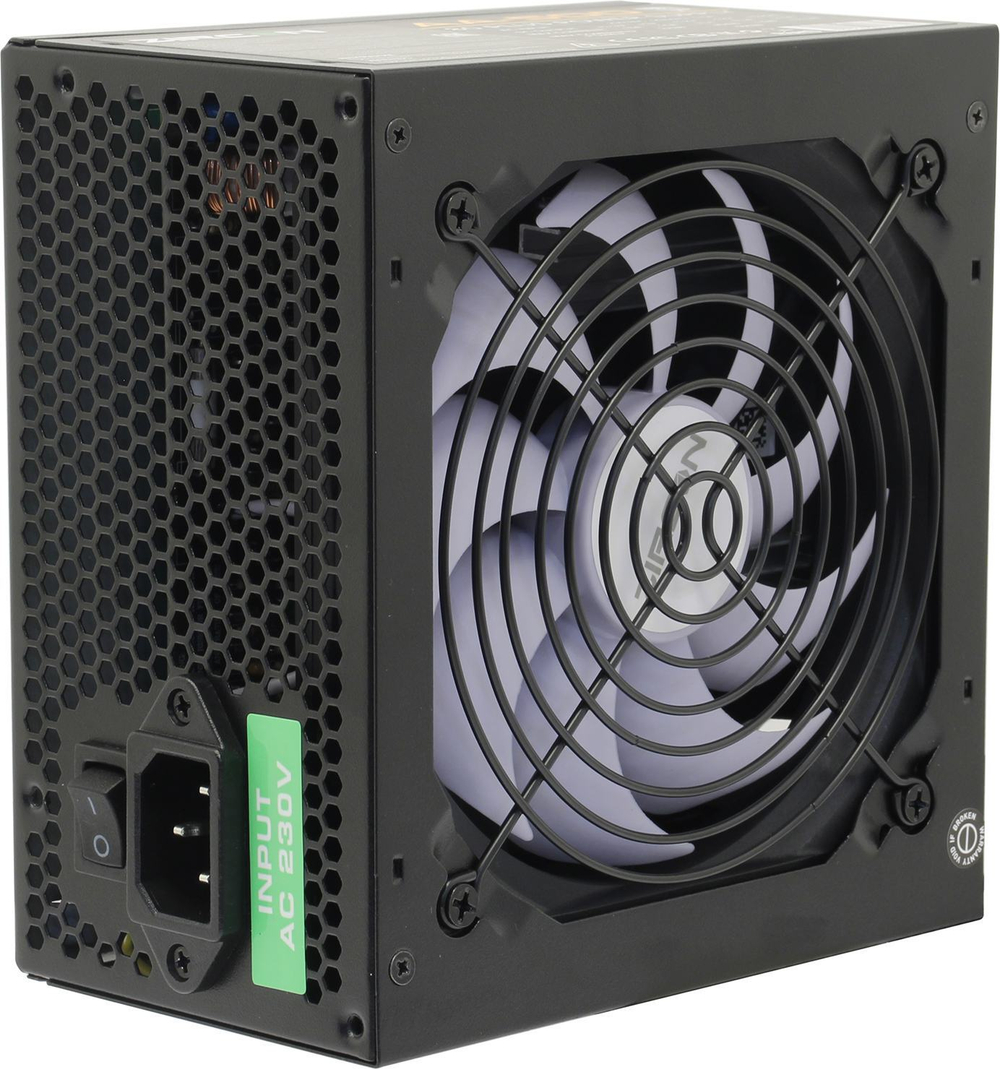Блок питания ZIRCON &lt;AA-500&gt; 500W ATX (24+2х4+2x6/8пин)