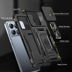 Чехол Safe Case с кольцом и защитой камеры для Xiaomi 14T
