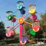 Колесо обозрения «Небосвод» двустороннее  — 8 м, 12 кабин, до 24 человек