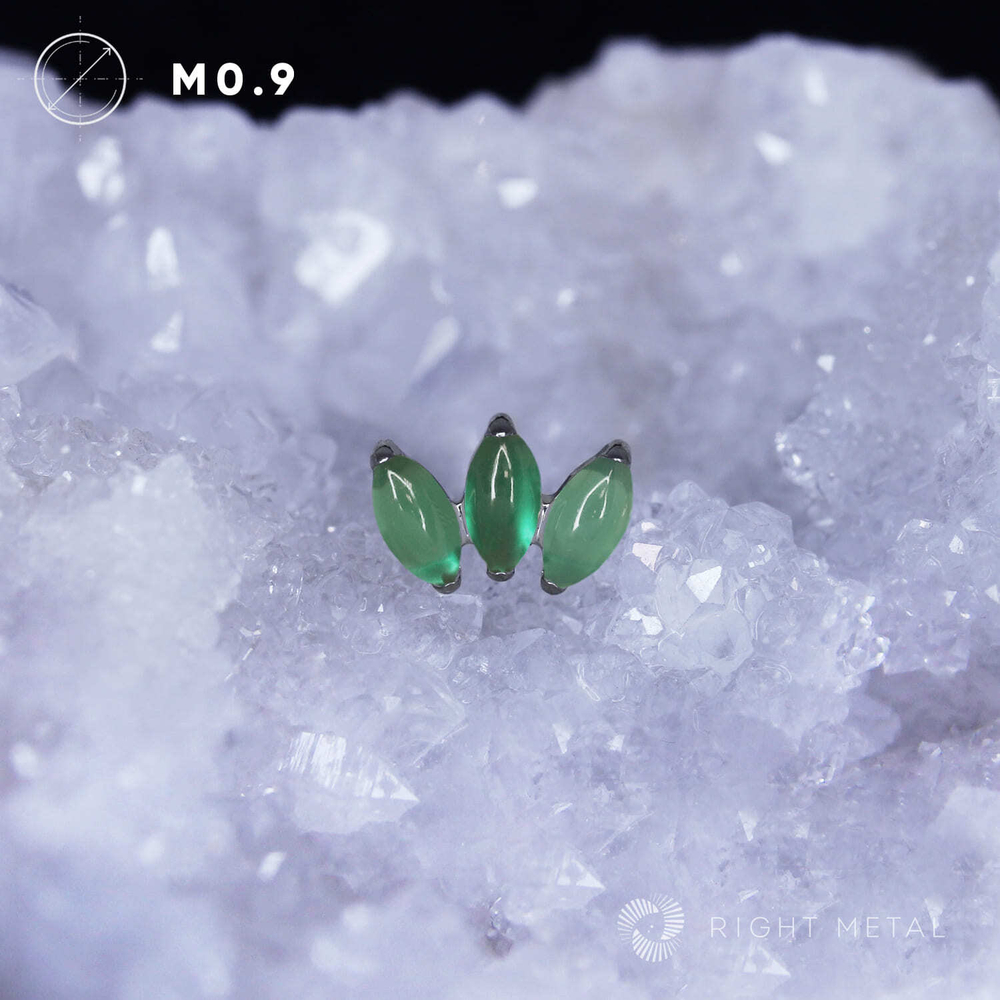 3K Marquise v.2 Green Onyx