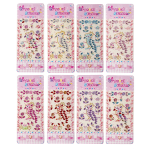 Наклейки-стразы Alingar, акриловые, "Попугай", пакет с европодвесом