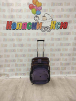 Коляска прогулочная Baballo Future 2024 фиолетовая (белая рама)