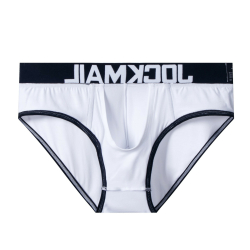 Мужские трусы брифы белые JOCKMAIL JM2041-1