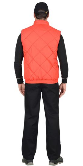 Жилет утепленный "Сириус-Европа" (красный/черный)