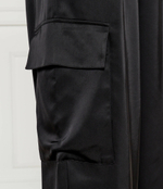 Сатиновые штаны карго C_Targov BOSS ORANGE - черный(50524253)