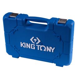 KING TONY (44803AMP) Набор пневмоинструмента 1/2" с принадлежностями, 15 предметов
