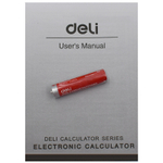 Калькулятор настольный DELI "М36" 12 разрядный, 130х133х27 мм, зеленый