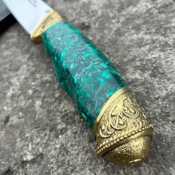 Нож туристический ковка х12мф кизлярский