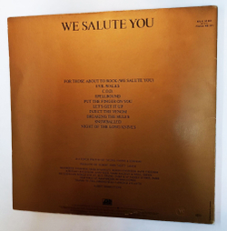 Винтажная виниловая пластинка LP AC/DC For Those About To Rock We Salute You (Germany 1981)