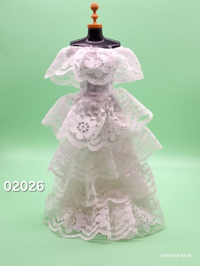 Одежда для куклы Барби винтаж платье 02026