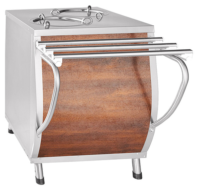 Прилавок для подогрева тарелок Abat ПТЭ-70Т-80 кашир.