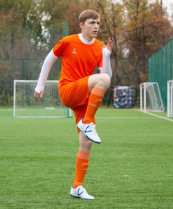 Футболка футбольная CAMP Origin, оранжевый/белый