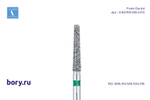 Бор алмазный зеленый  Frank Dental типа FG - D.847KR.016.G.FG