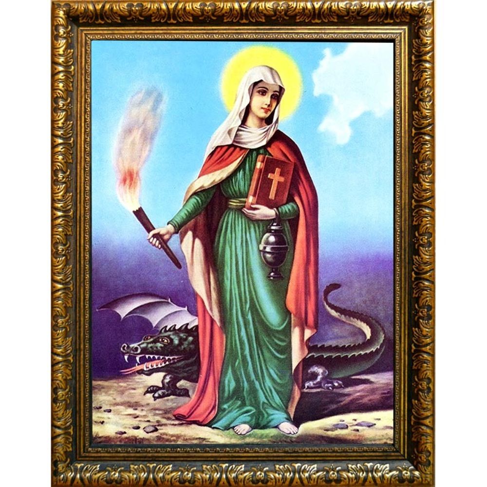 Святая Марта. Икона на холсте.