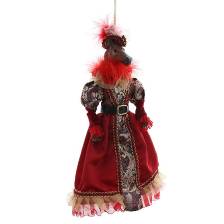 826015 Игрушка набивн. подв. "Лошадь" 18*16*22см