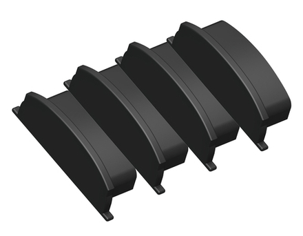 Ambrella Заглушка для накладного гибкого алюминиевого профиля GP1600 (комплект 4шт) Alum Profile GP8210