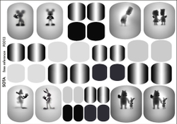 Sota Пленки для дизайна ногтей, педикюра P0013