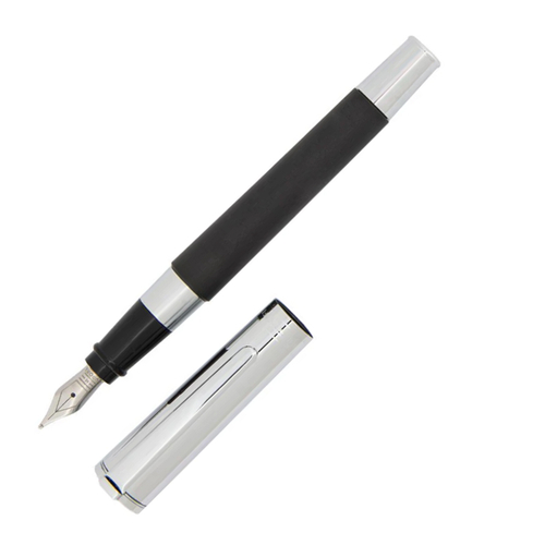 Перьевая ручка Aurora TU Metal Cap Black CT, перо - F, в подарочной коробке